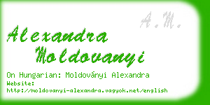 alexandra moldovanyi business card